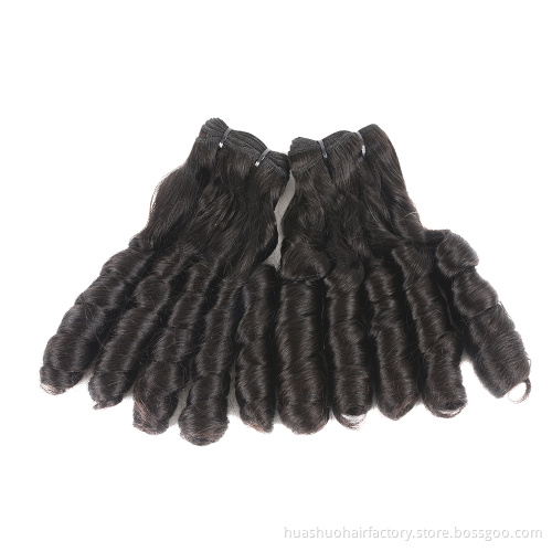 10"-22" Double Drawn Fumi Hair Weaving  100% Raw Unprocessed Brazilian Hair Full Ends Soft Smooth Healthy